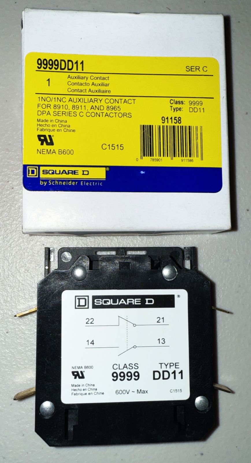 9999DD11 SCHNEIDER ELECTRIC SQUARE D