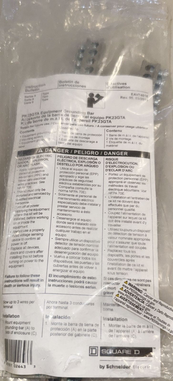 PK23GTA SCHNEIDER ELECTRIC SQUARE D
