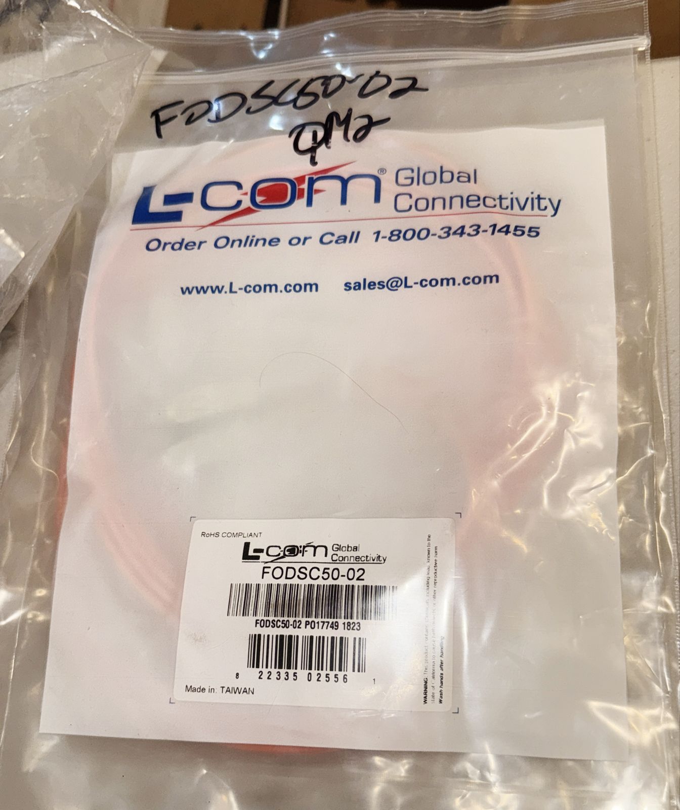 FODSC50-02 L-COM GLOBAL CONNECTIVITY