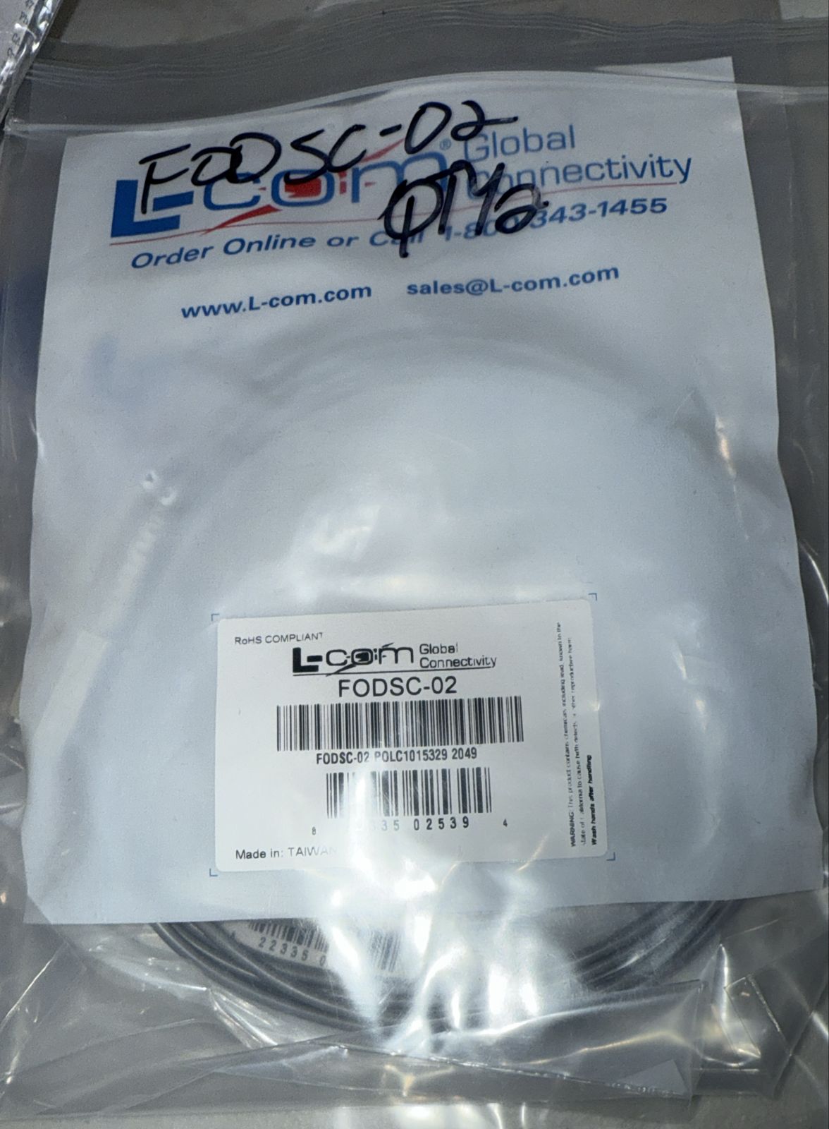 FODSC-02 L-COM GLOBAL CONNECTIVITY