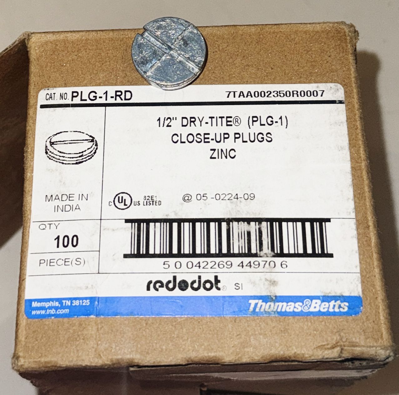 PLG-1-RD REDEDOT THOMAS&BETS