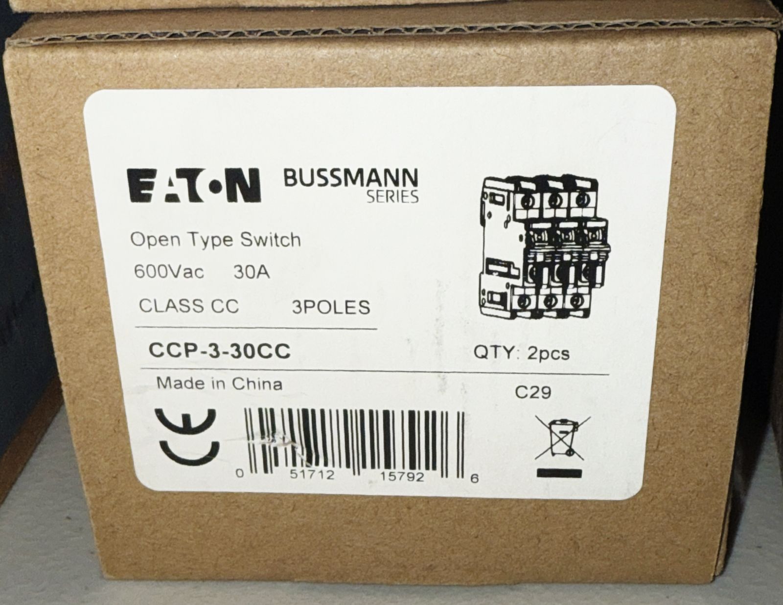 CCP-3-30CC EATON
