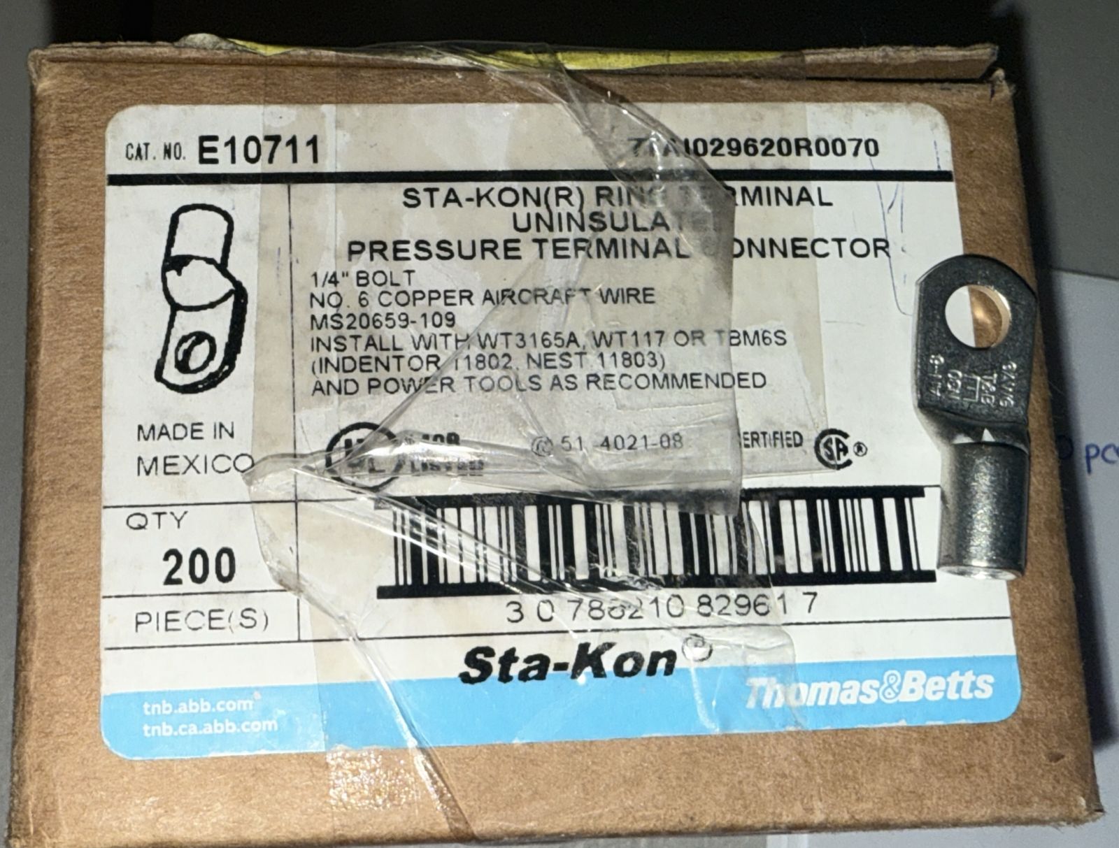 E10711  ABB THOMAS & BETTS