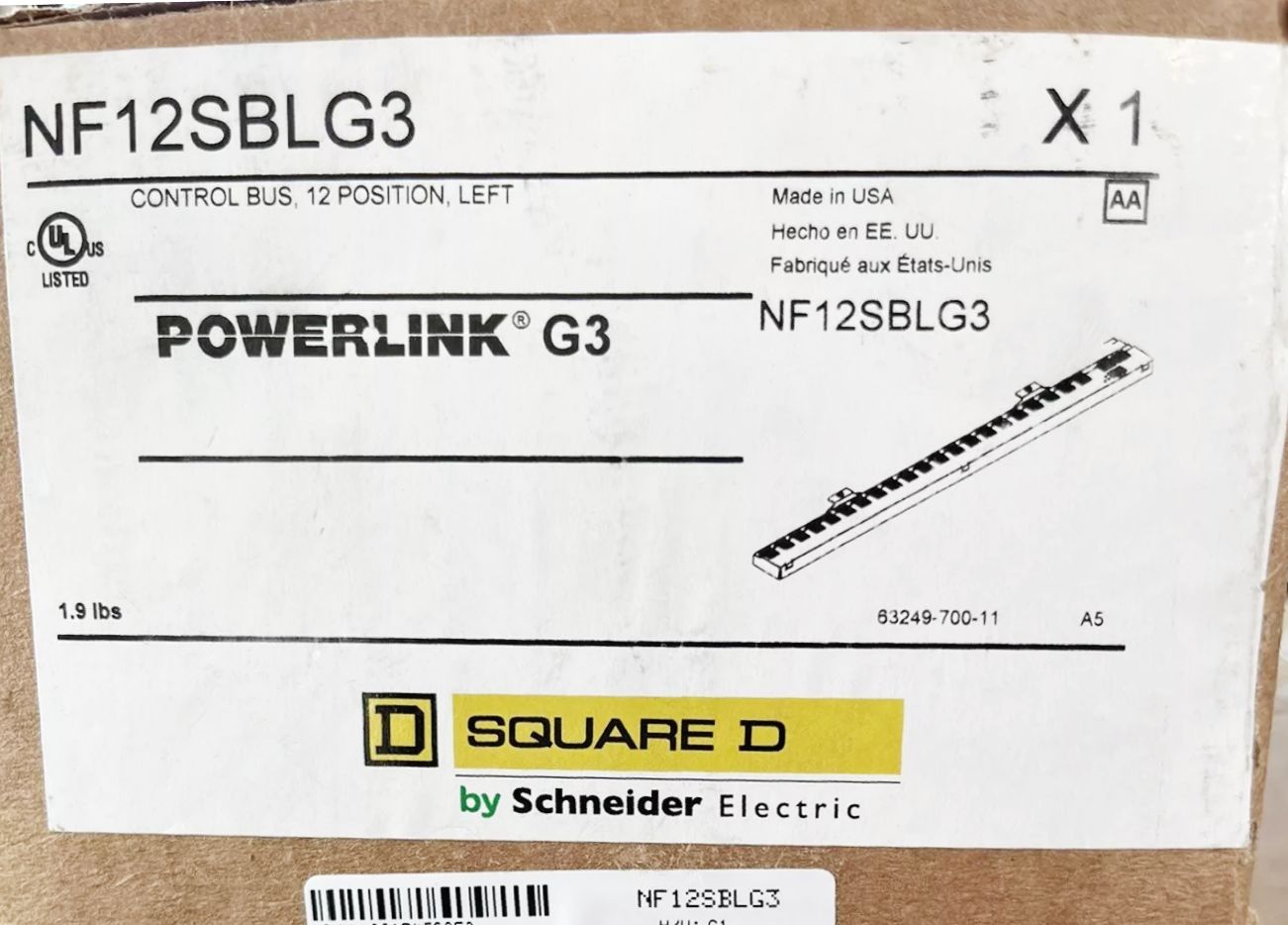 NF12SBLG3 SCHNEIDER ELECTRIC SQUARE D